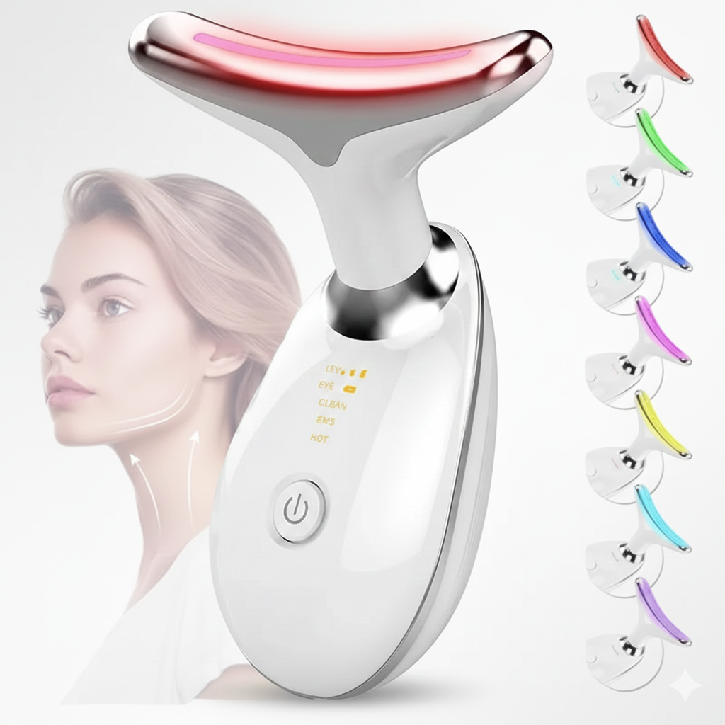LED light Facial Massager - 7-in-1 Sculpting & Lifting Device
